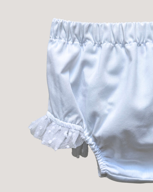 BRAGA CON VOLANTES DE ORGANZA